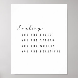 Darling You Are Loved, You Are Strong... Poster