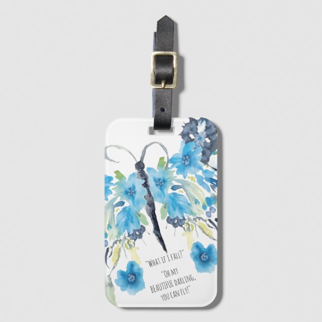 Darling you can Fly! Luggage Tag (Front Vertical)