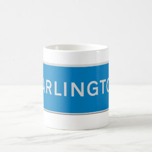 Darlington Road sign Coffee Mug