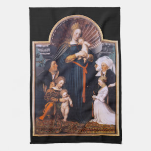Darmstadt Madonna, Holbein the Younger Kitchen Towel