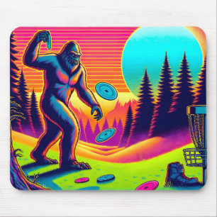 Darn Trees Bigfoot Disc Golf Humour Mouse Pad