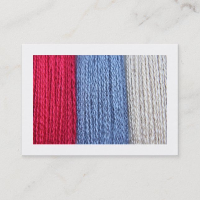 Darning Thread (Bordered) Business Card (Front)