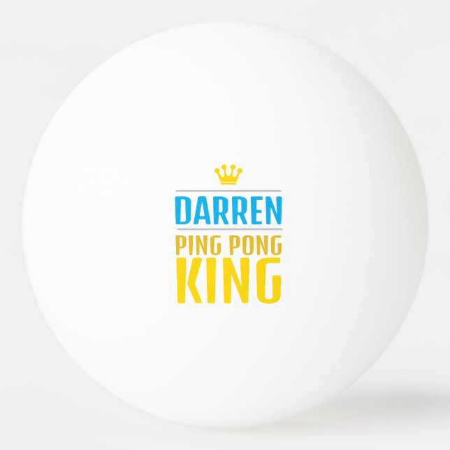 Darren Ping Pong Ball (Front)