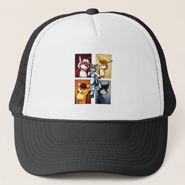 Darrik - Fox of Many Colours Trucker Hat (Front)