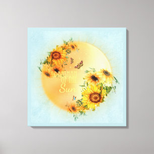 DARSHAN of the Sun - Wrapped Canvas