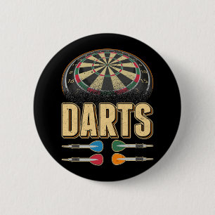 Dart Arrow Dartboard 180 Darts 2 Inch Round Button
