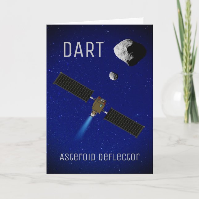 DART Asteroid Deflecting Spacecraft Card (Front)
