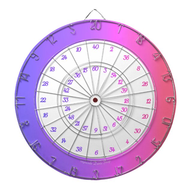 dart beginner score calculation dartboard (Front)