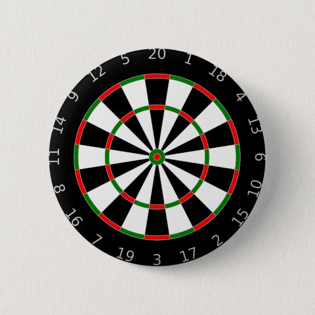 Dart Board 2 Inch Round Button (Front)