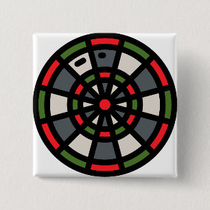 dart-board 2 inch square button