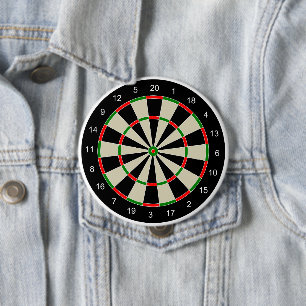 Dart Board 4 Inch Round Button