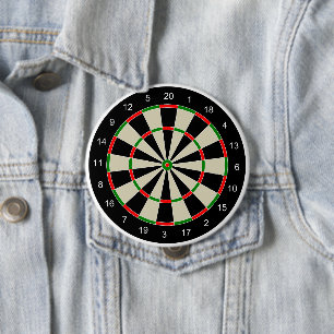 Dart Board 4 Inch Round Button