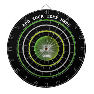 Dart Board Green Yellow Circles JK 2025