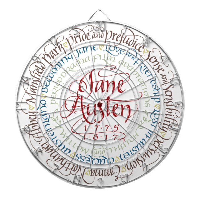 Dart Board - Jane Austen Period Dramas (Front)