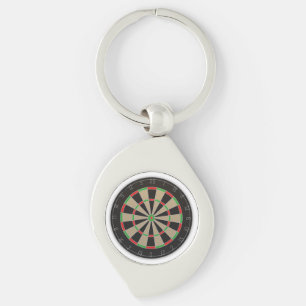 Dart Board Keychain