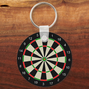 Dart Board Keychain
