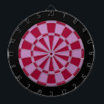 Dart Board: Lavender, Maroon, And Black Dartboard<br><div class="desc">Lavender,  Maroon,  And Black Coloured Dart Board Game Including 6 Brass Darts</div>
