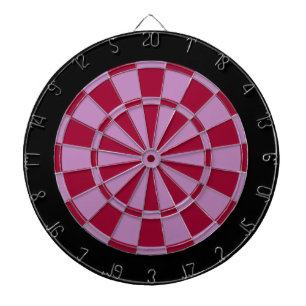 Dart Board: Lavender, Maroon, And Black Dartboard