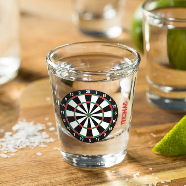 Dart Board Personalized Shot Glass (Creator Uploaded)