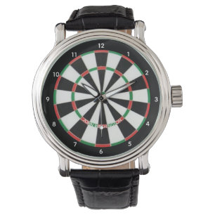 Dart Board Personalized Watch