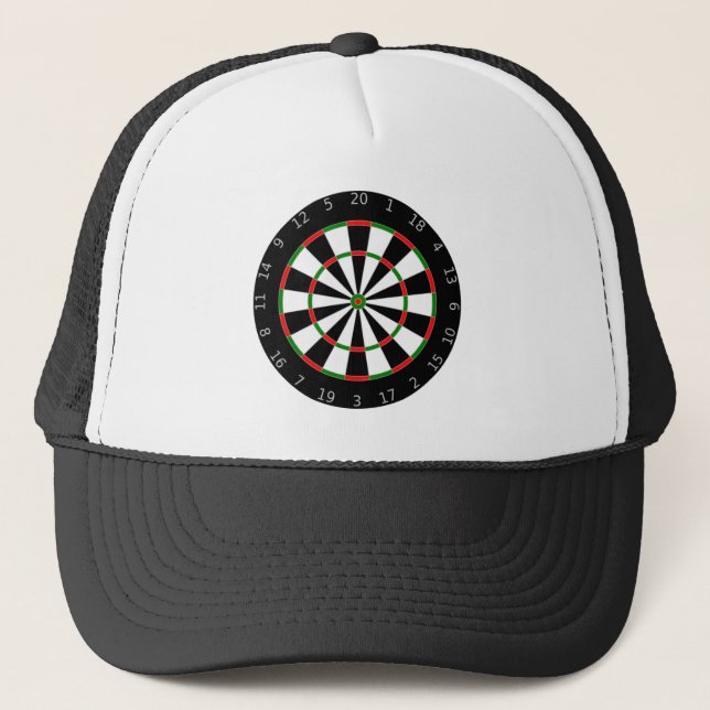 DART BOARD TRUCKER HAT (Front)