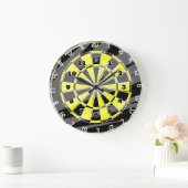Dart board wall clock for big fans and enthusiasts (Home)