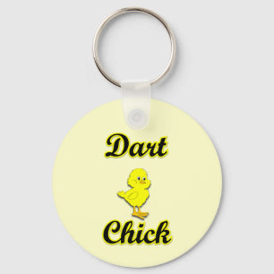 Dart Chick Keychain