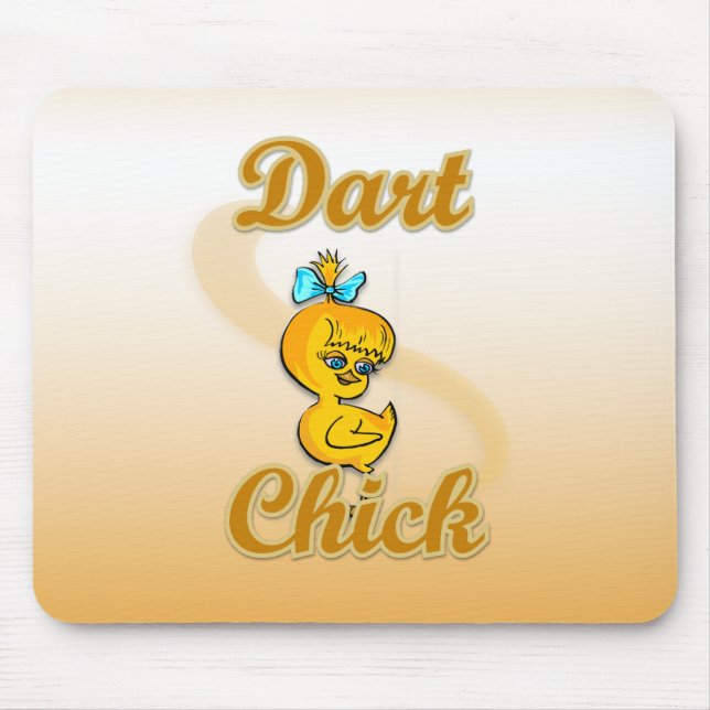 Dart Chick Mouse Pad (Front)