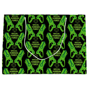 Dart Gun Battle Birthday Large Gift Bag