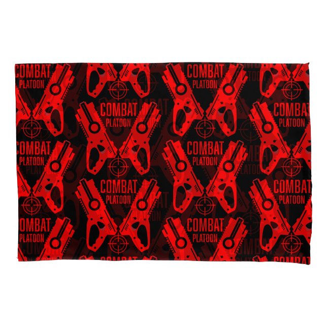 Dart Gun Battle Pillowcase (Front-Left)