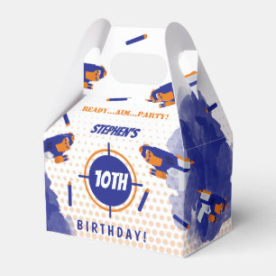 Dart Gun Battle War Boys Birthday Party Favor Box