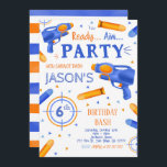 Dart Gun Birthday Invitations<br><div class="desc">Dart Gun Invitation , Dart Gun Birthday Invitations</div>