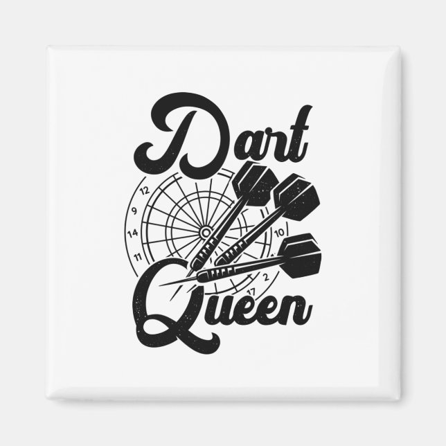 Dart Queen Magnet (Front)