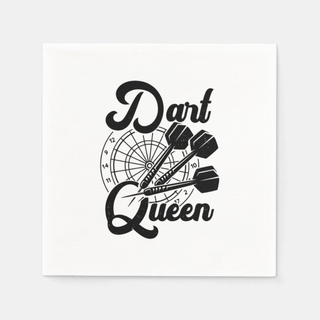 Dart Queen Napkin (Front)