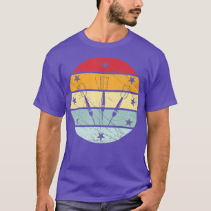 Dart Retro Darts Arrow Vintage Bullseye Darter T-Shirt