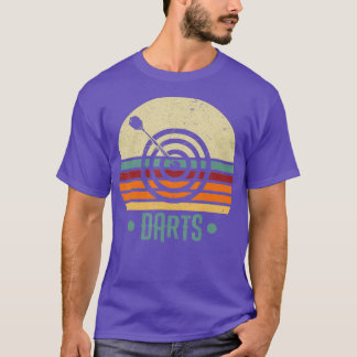 Dart Retro Darts Arrow Vintage Bullseye Darter T-Shirt