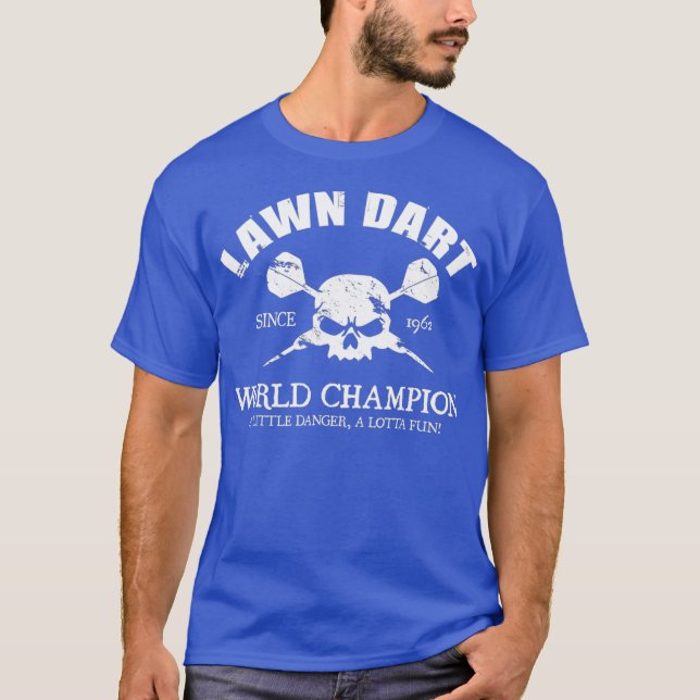 Dart Shirt For Men-Lawn Dart World Champion (Front)