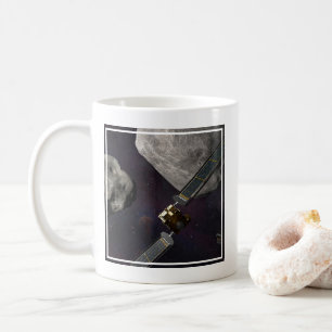 Dart Spacecraft And The Liciacube Prior To Impact Coffee Mug