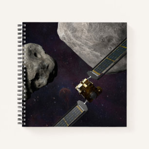 Dart Spacecraft And The Liciacube Prior To Impact Notebook