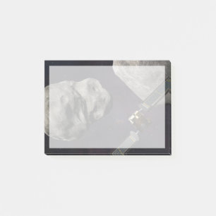 Dart Spacecraft And The Liciacube Prior To Impact Post-it Notes