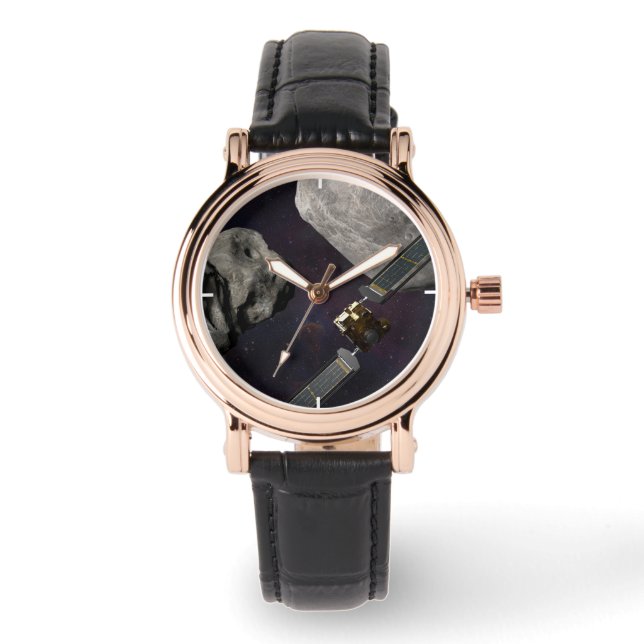 Dart Spacecraft And The Liciacube Prior To Impact Watch (Front)