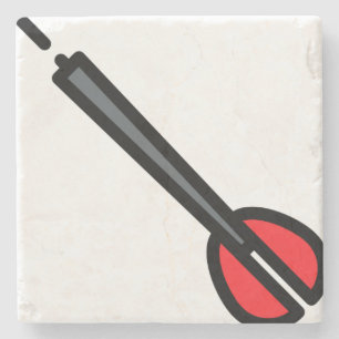 dart stone coaster