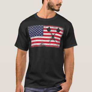 Dart USA American Flag Darts Player Patriotic T-Shirt