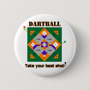Dartball 2 Inch Round Button