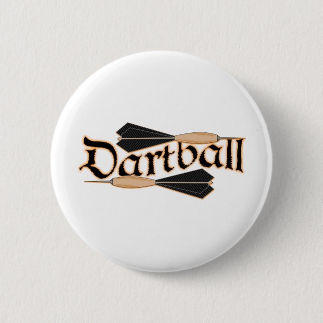 Dartball Darts 2 Inch Round Button (Front)