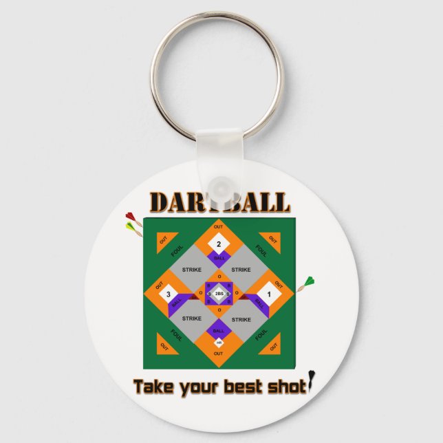 Dartball Keychain (Front)