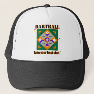 Dartball take your best shot! trucker hat