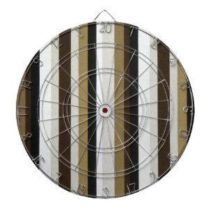 Dartboard Beige Brown Stripe