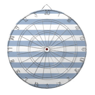 Dartboard Blue & White Stripe