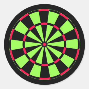 Dartboard Classic Round Sticker